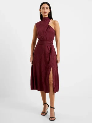 Aba Eco Satin Midi Dress<FRENCH CONNECTION Shop