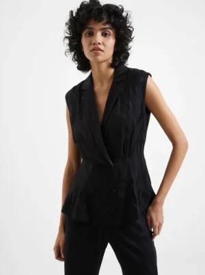 Aba Eco Satin Waistcoat<FRENCH CONNECTION Best