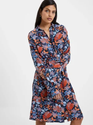 Adalina Eco Delphine Drape Shirt Dress<FRENCH CONNECTION Store