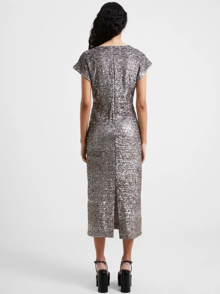 Adalynn Sequin Midi Dress<FRENCH CONNECTION Shop