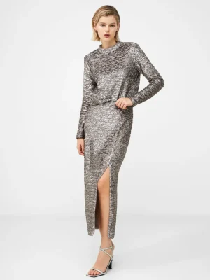 Adalynn Sequin Midi Skirt<FRENCH CONNECTION Store