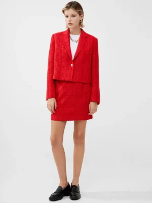 Azzurra Tweed Mini Skirt<FRENCH CONNECTION Clearance