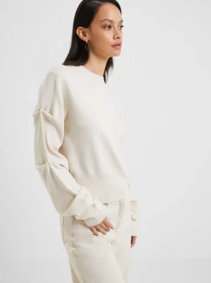 Babysoft Pearl Sleeve Jumper<FRENCH CONNECTION Store