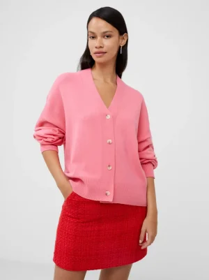 Babysoft V-Neck Cardigan<FRENCH CONNECTION Store