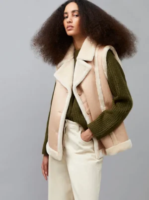 Belen Faux Fur Gilet<FRENCH CONNECTION Hot