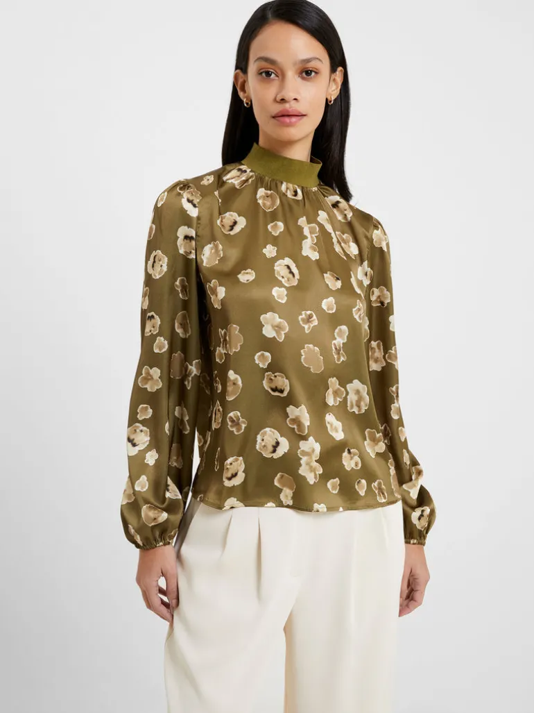 Bronwen Aleeya Satin Top<FRENCH CONNECTION Store