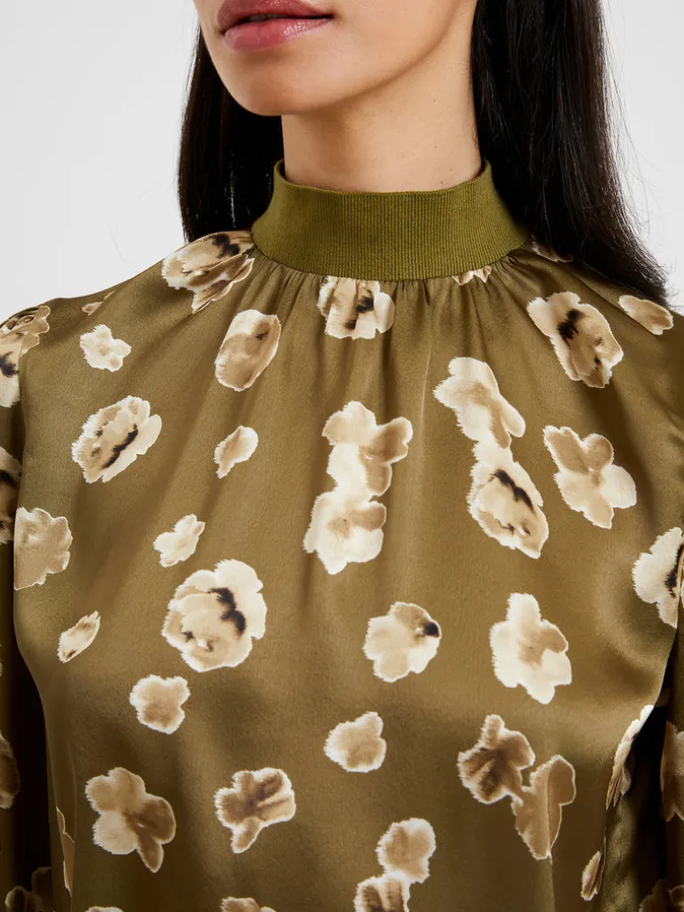Bronwen Aleeya Satin Top<FRENCH CONNECTION Store