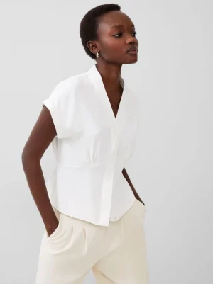Carmen Recycled Crepe Blouse<FRENCH CONNECTION Flash Sale