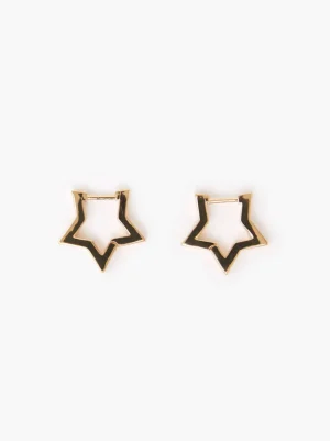 Chunky Star Hoop Earrings<FRENCH CONNECTION Sale