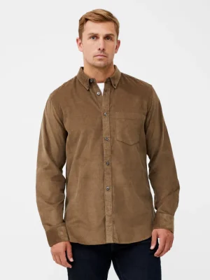Cord Long Sleeve Oxford Shirt<FRENCH CONNECTION Outlet