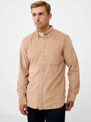 Cord Long Sleeve Oxford Shirt<FRENCH CONNECTION Clearance
