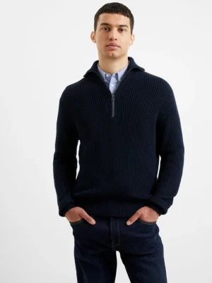 Cotton Half Zip Jumper<FRENCH CONNECTION Store