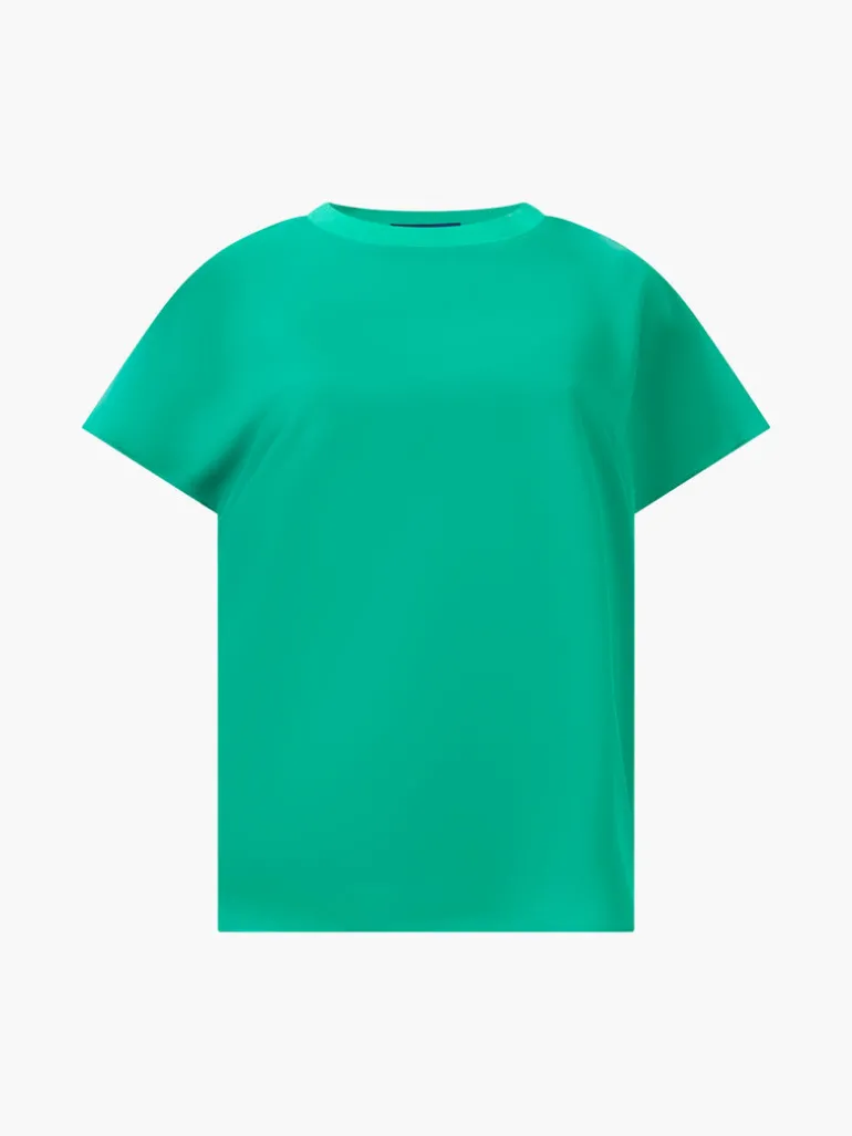 Crepe Light Crew Neck Top<FRENCH CONNECTION Clearance