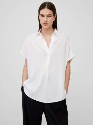Crepe Light Recycled Popover Shirt<FRENCH CONNECTION Hot
