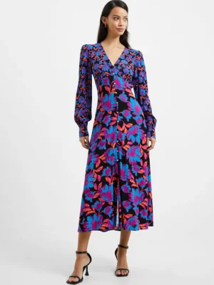 Darla Eco Anita Drape Midi Dress<FRENCH CONNECTION Sale