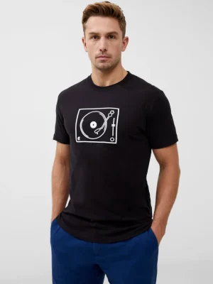 Deck Embroided Organic T-Shirt<FRENCH CONNECTION Sale