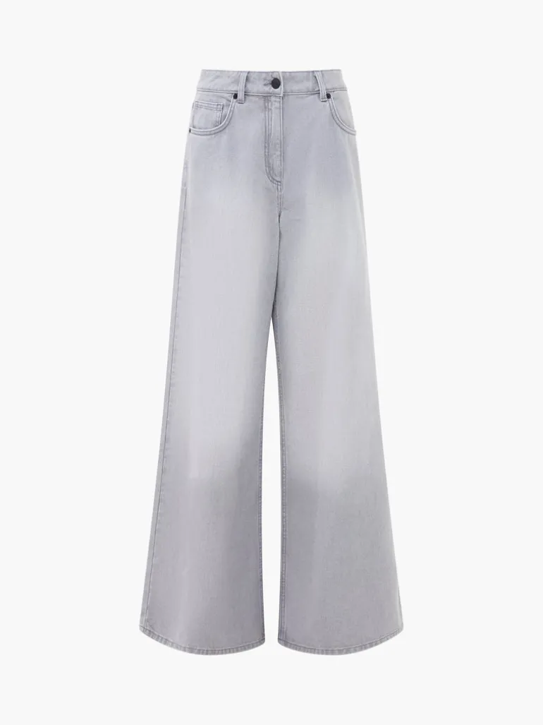 Denver Denim Relaxed Wide Leg Jeans<FRENCH CONNECTION Cheap