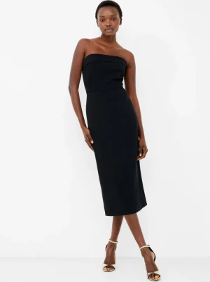 Echo Crepe Strapless Midi Dress<FRENCH CONNECTION Outlet