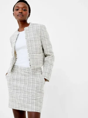 Effie Boucle Collarless Blazer<FRENCH CONNECTION New