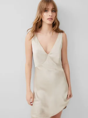 Ennis Eco Satin Slip Mini Dress<FRENCH CONNECTION Best Sale
