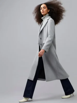 Fawn Felt Single Breasted Coat<FRENCH CONNECTION Online