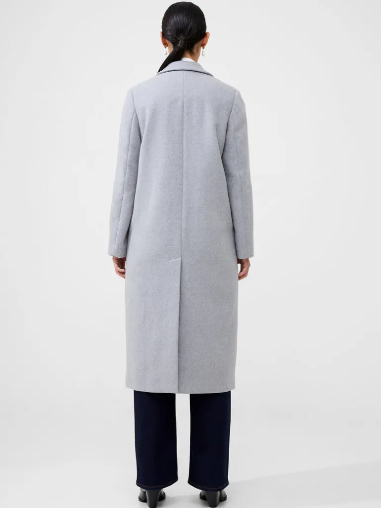 Fawn Felt Single Breasted Coat<FRENCH CONNECTION Online