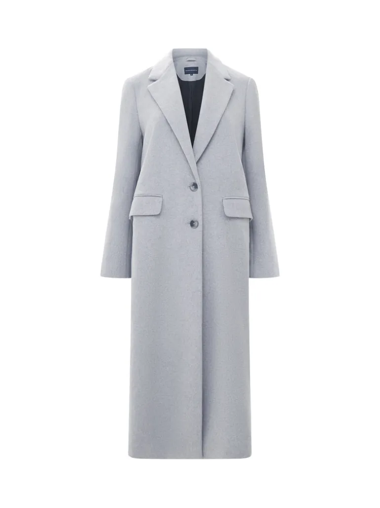 Fawn Felt Single Breasted Coat<FRENCH CONNECTION Online