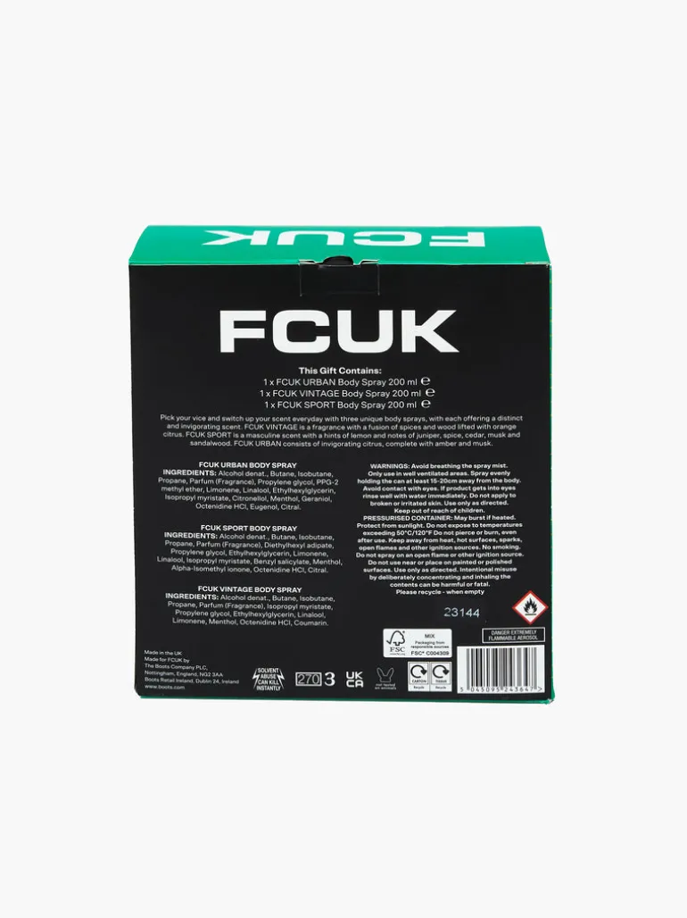 FCUK One Of Each Body Spray Gift Set<FRENCH CONNECTION Online