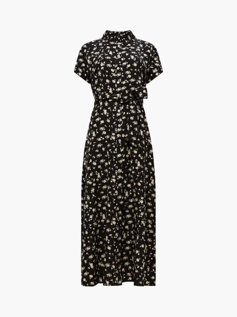 Floral Short Sleeve Shirt Dress<FRENCH CONNECTION Outlet