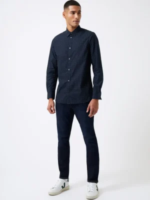 Geo Dot Long Sleeve Shirt<FRENCH CONNECTION Cheap