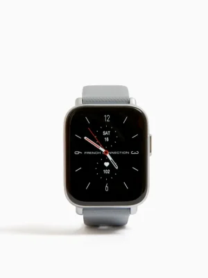 Silicone Strap Watch with Digital Dial<FRENCH CONNECTION Flash Sale