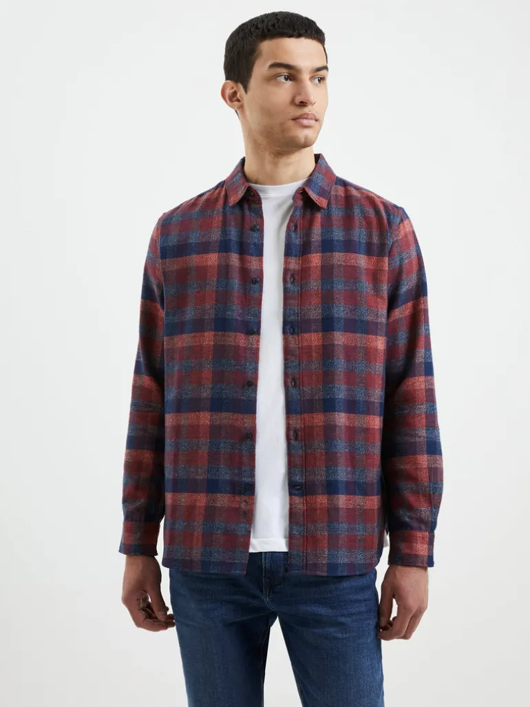 Grindle Check Long Sleeve Shirt<FRENCH CONNECTION Cheap