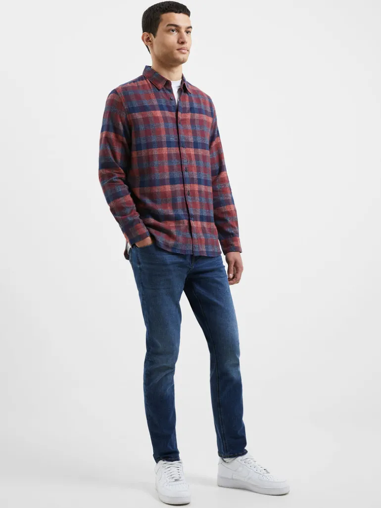 Grindle Check Long Sleeve Shirt<FRENCH CONNECTION Cheap