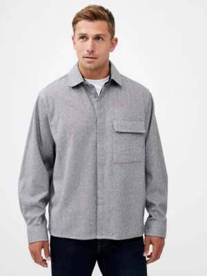 Herringbone Long Sleeve Shirt<FRENCH CONNECTION Clearance