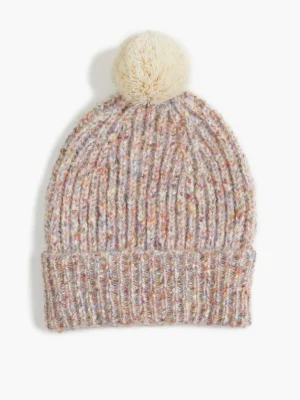 Jill Recycled Rib Bobble Hat<FRENCH CONNECTION New