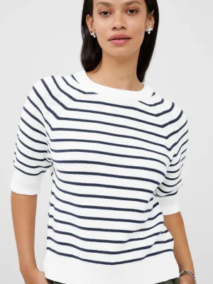 Lily Mozart Stripe Short Sleeve Jumper<FRENCH CONNECTION Shop
