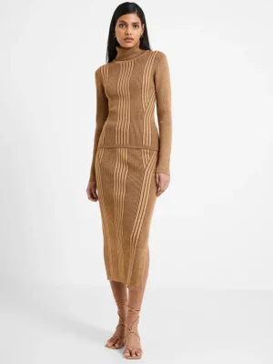 Mari Knit Pencil Midi Skirt<FRENCH CONNECTION Hot