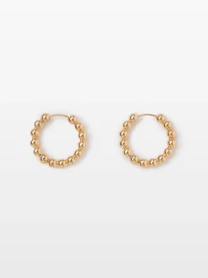 Metal Ball Hoop Earrings<FRENCH CONNECTION Best Sale