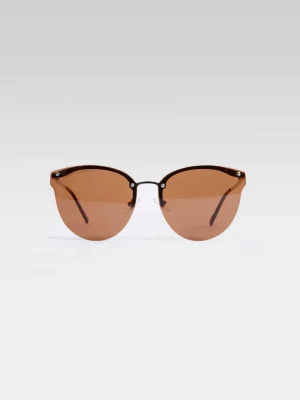 Metal Cat Eye Rimless Sunglasses<FRENCH CONNECTION Fashion