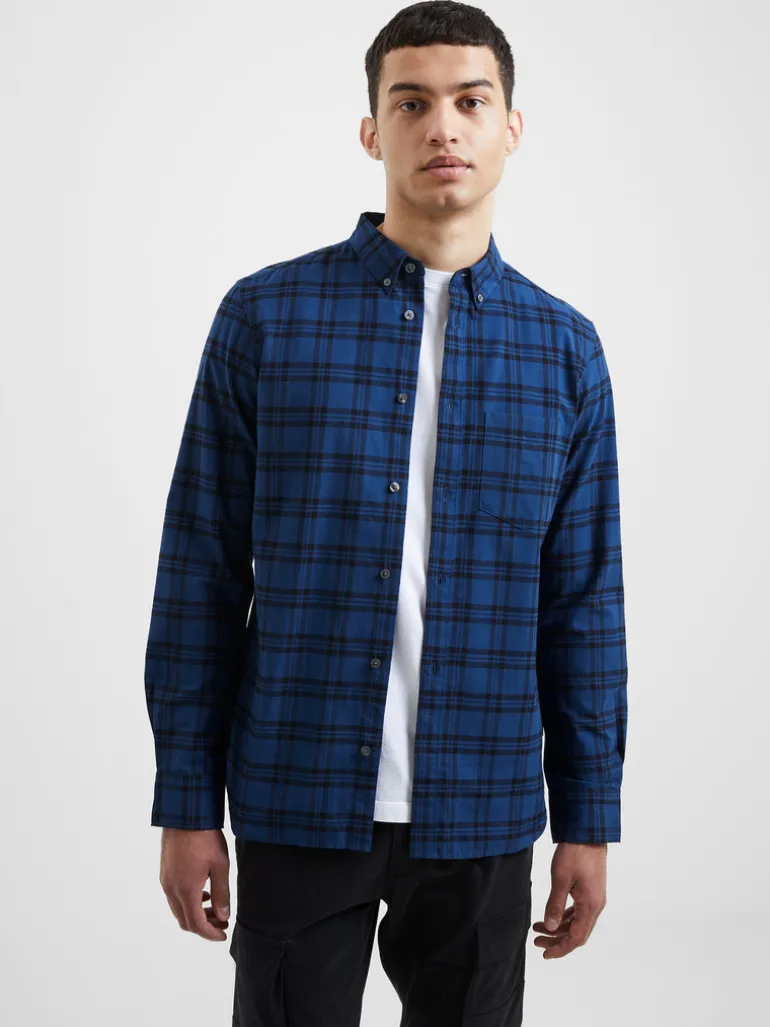 Mid Check Long Sleeve Shirt<FRENCH CONNECTION Clearance