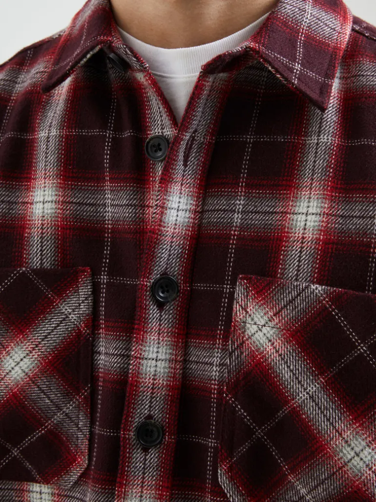 Mist Check Recycled Overshirt<FRENCH CONNECTION New