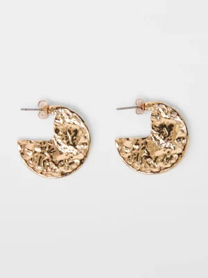 Molten Half Hoop Earrings<FRENCH CONNECTION Outlet