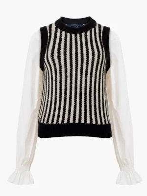 Moma Vest Mix Shirt<FRENCH CONNECTION Fashion