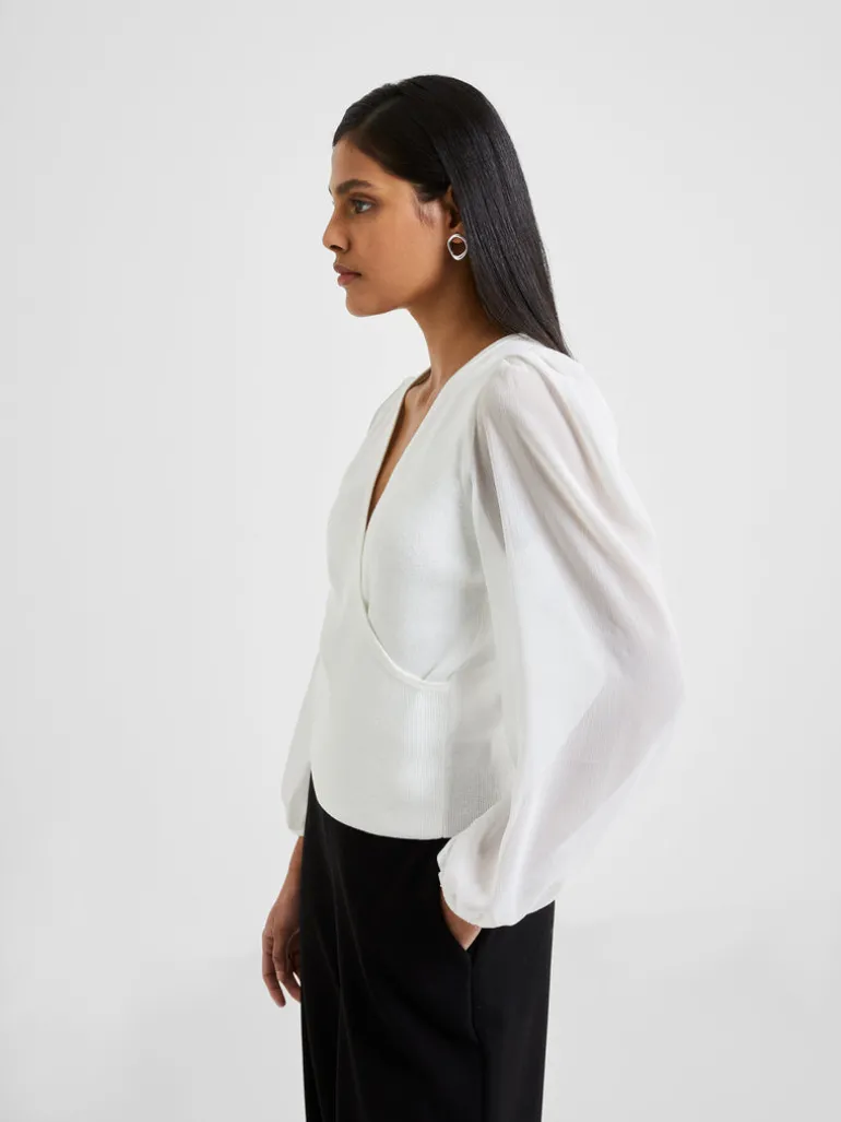 Mozart Melody Mix V-Neck Jumper<FRENCH CONNECTION Clearance