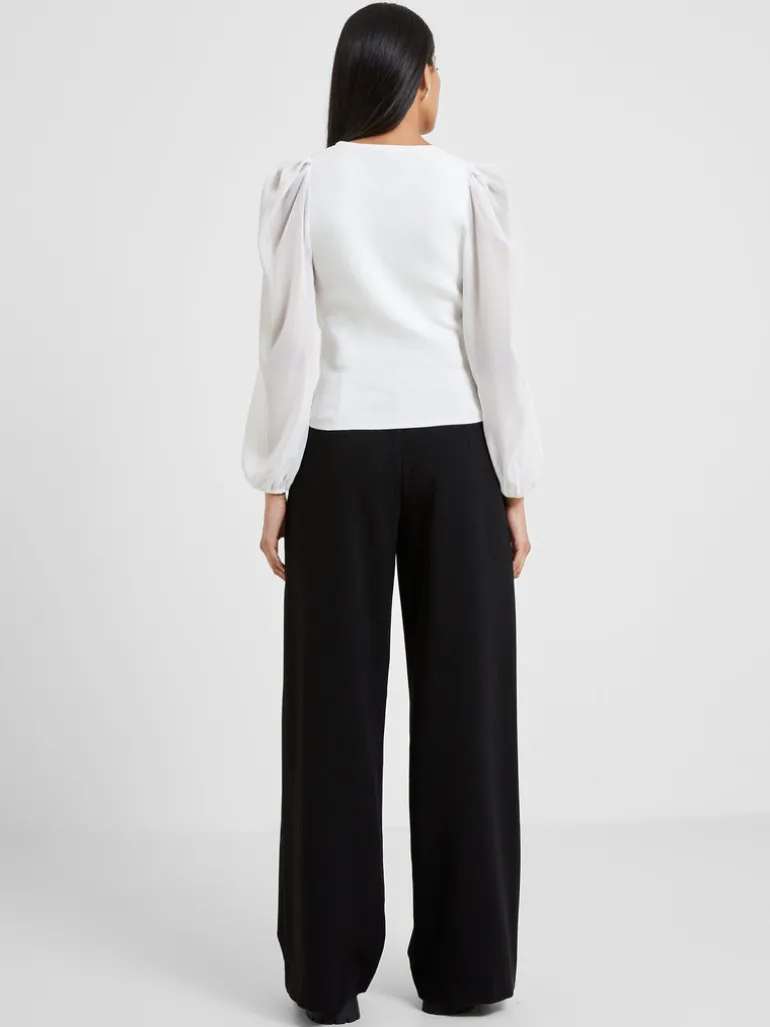 Mozart Melody Mix V-Neck Jumper<FRENCH CONNECTION Clearance