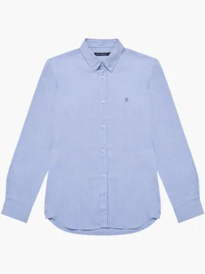 Oxford Logo Long Sleeve Shirt<FRENCH CONNECTION Cheap