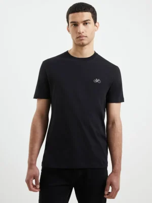 Point Embroidered Bike T-Shirt<FRENCH CONNECTION Flash Sale