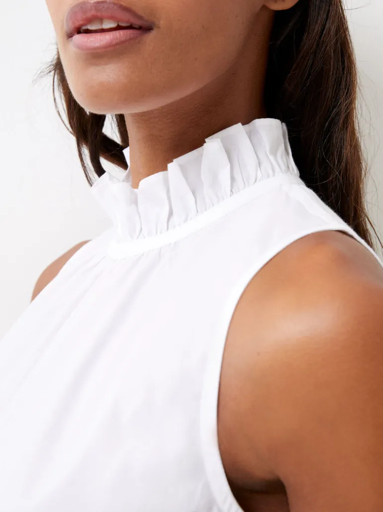 Rhodes Poplin Peplum Top<FRENCH CONNECTION Store