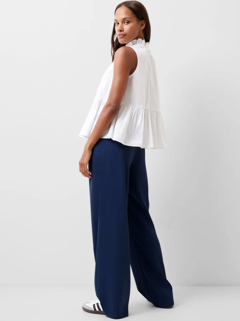 Rhodes Poplin Peplum Top<FRENCH CONNECTION Store