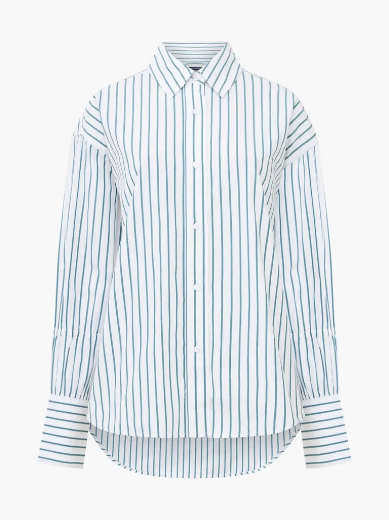 Rhodes Poplin Sleeve Detail Shirt<FRENCH CONNECTION Sale